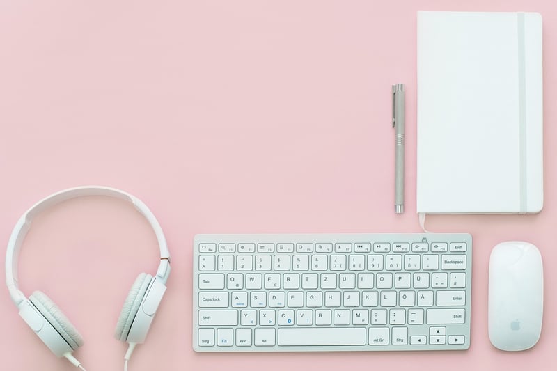 Freelancer working on laptop